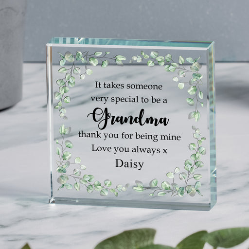Special Grandma Glass Token Keepsake Gift