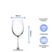 Personalised Engraved Reserva Wine Glass with Name's Glass Bold Measurements Design, Customise with Any Name Image 5