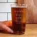 Personalised World's Best Daddy Pint Glass