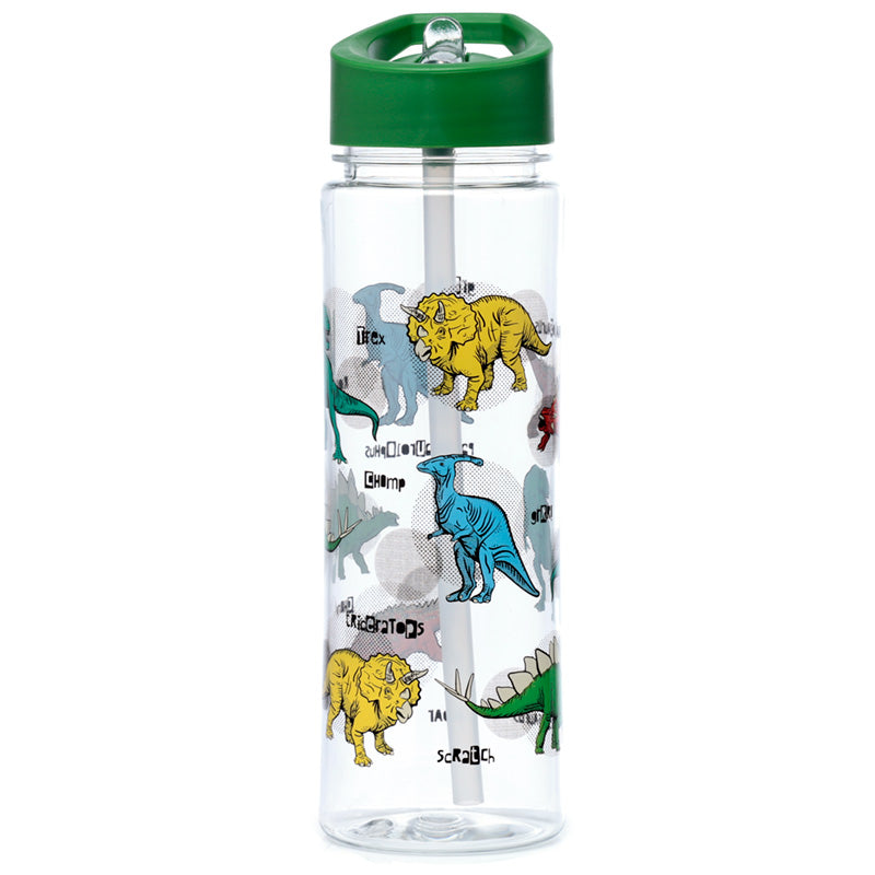 Shatterproof Plastic 550ml Dinosaur Water Bottle 