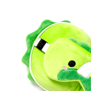 Relaxeazzz Plush Dinosaur Travel Pillow & Eye Mask Set