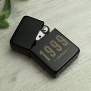 Personalised Birthday Black Lighter