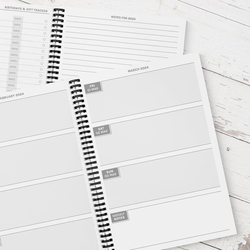Personalised Fancy Flamingo 2024 Diary