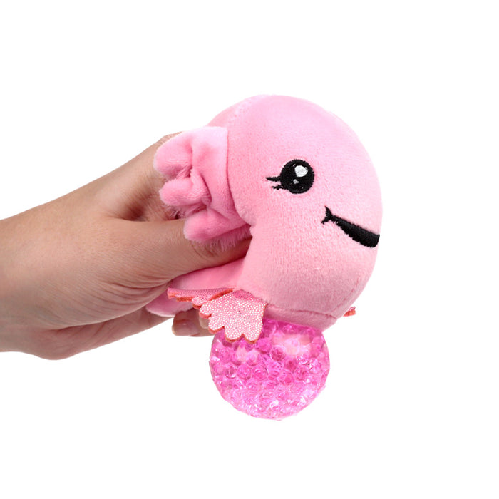 Queasy Squeezies Axolotl (Salamander) Plush Fidget Toy