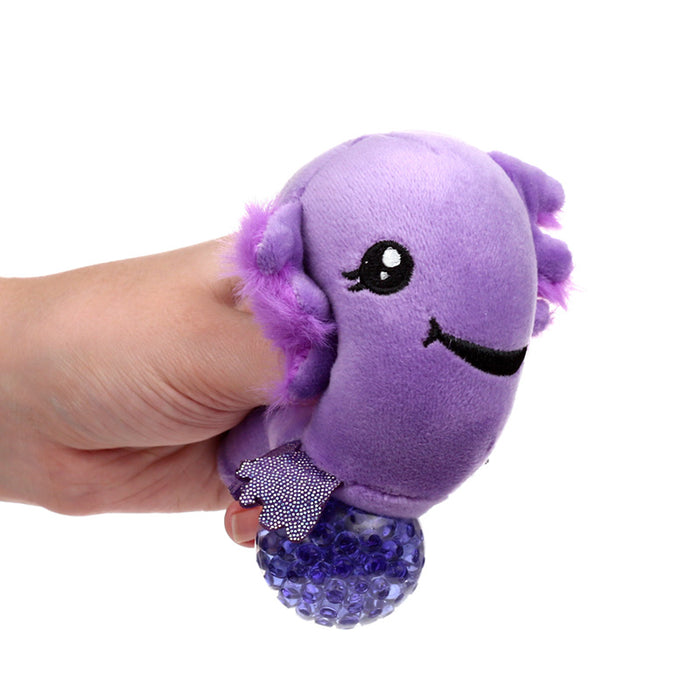 Queasy Squeezies Axolotl (Salamander) Plush Fidget Toy