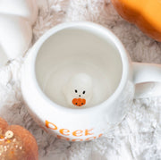 Halloween Peekaboo Ghost Mug