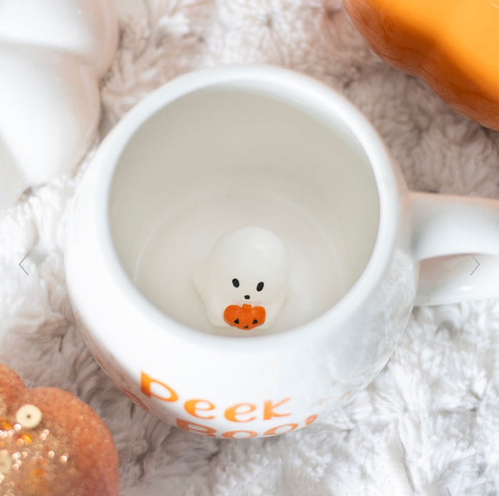 Halloween Peekaboo Ghost Mug