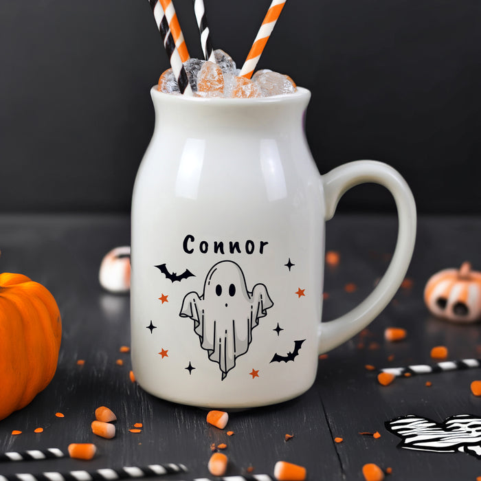 Personalised Halloween Ghost Milk Jug
