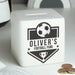 Personalised Football Ceramic Square Money Box