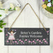 Personalised Fairy Princess Garden Slate Sign