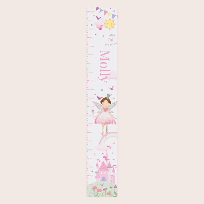 Personalised Fairy Princess Height Chart