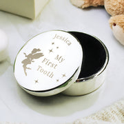 Engraved Fairy Princess First Tooth Trinket Box
