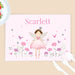 Personalised Fairy Princess Placemat