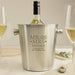 Engraved Mr & Mrs Wedding Stainless Steel Ice Bucket