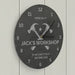 Personalised Tools Shed / Workshop Slate Clock