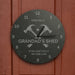 Personalised Tools Shed / Workshop Slate Clock