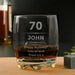 Engraved 70th Birthday Whisky Glass & Gift Box