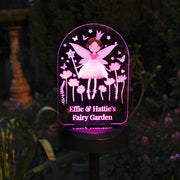 Personalised Fairy Princess Garden Solar Light