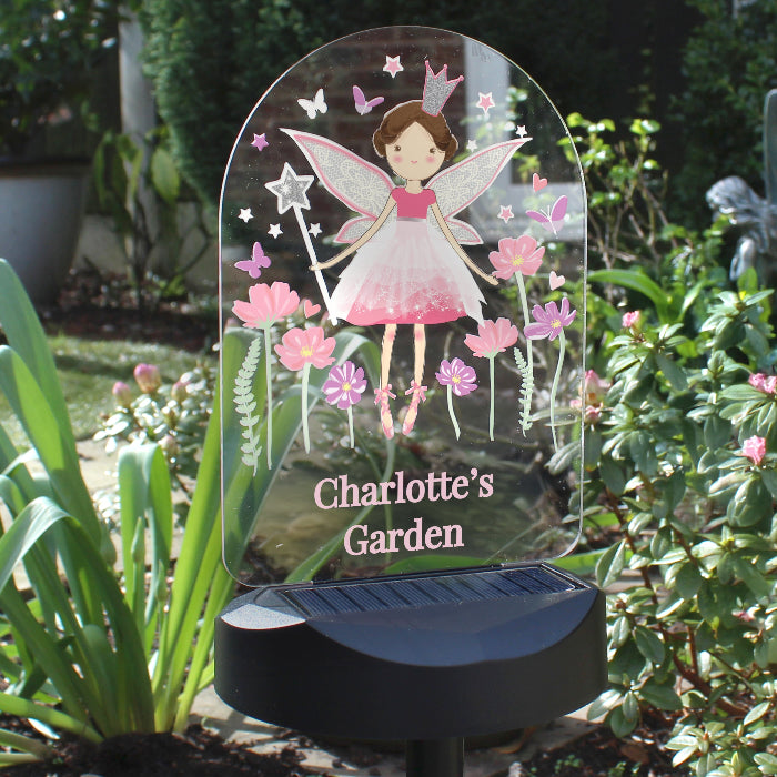 Personalised Fairy Princess Garden Solar Light
