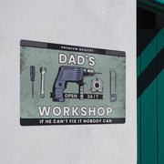 Personalised Dad’s / Daddy’s Workshop Metal Sign