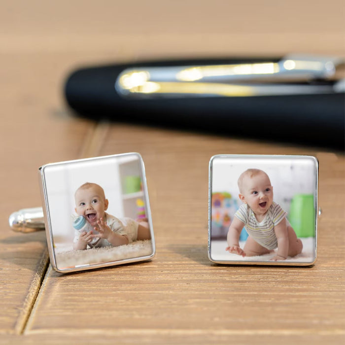 Personalised Photo Upload Cufflinks