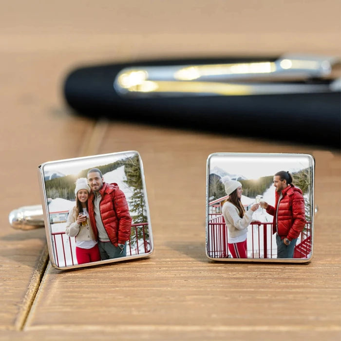 Personalised Photo Upload Cufflinks