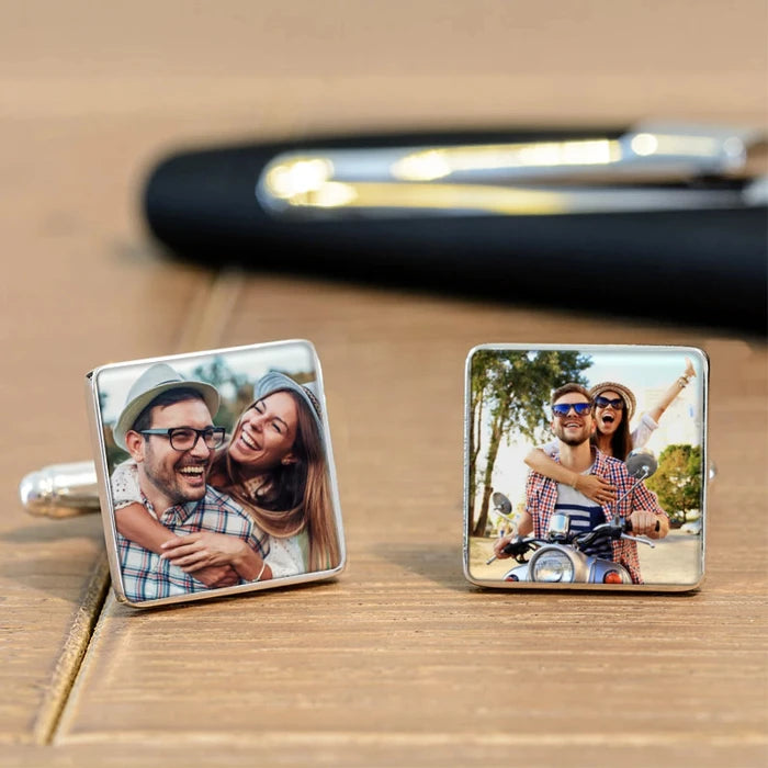 Personalised Photo Upload Cufflinks