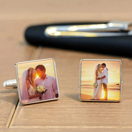 Personalised Photo Upload Cufflinks