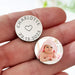 Personalised New Daddy Baby Photo Cufflinks