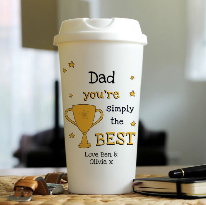 Personalised Dad You’re Simply The Best Travel Mug