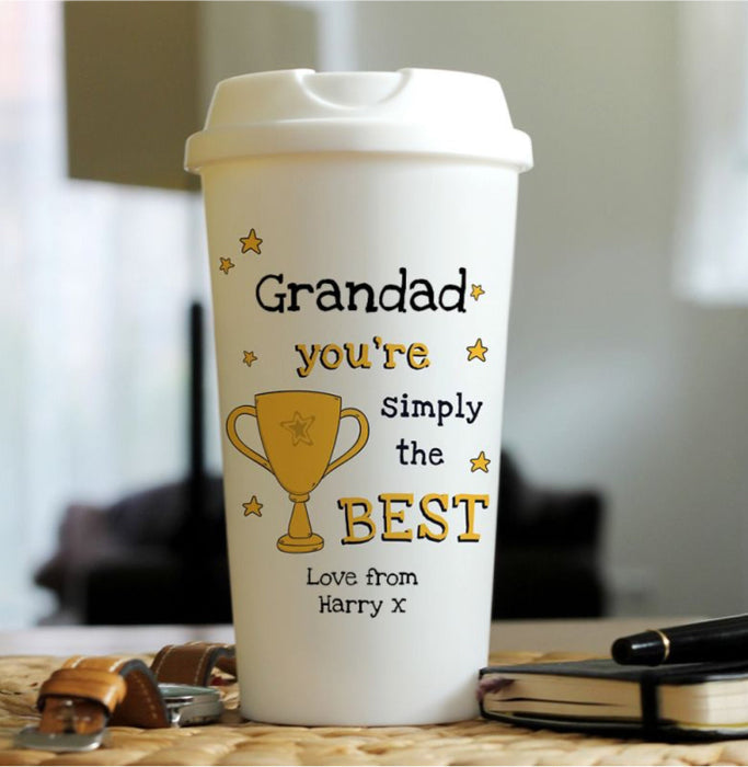 Personalised Grandad You’re Simply The Best Travel Mug