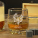 Engraved Super Dad Whisky Glass