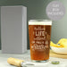 Engraved Life Without You Be Un-Beer-Able Pint Glass & Gift Box