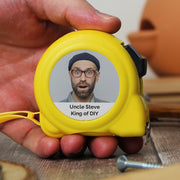 Personalised Photo Upload Tape Measure & Text