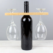 Engraved Birthday Year Wine Glass & Bottle Holder