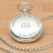 Engraved Grandad Of The Groom Pocket Watch