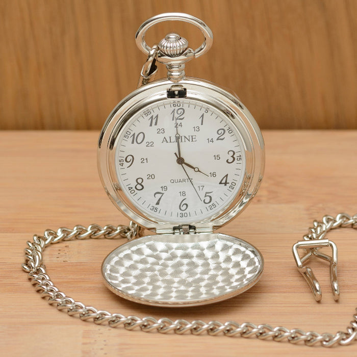 Engraved Best Man Pocket Watch