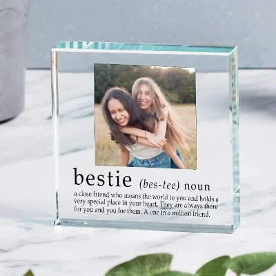 Bestie Definition Photo Gift Plaque