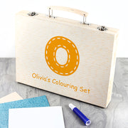 Personalised Children's Colouring In Set - Name & Initial