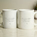 Personalised Couples Heart Mug Set
