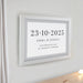 Personalised Special Date Wedding & Anniversary Framed Print