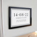 Personalised Special Date Wedding & Anniversary Framed Print