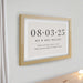 Personalised Special Date Wedding & Anniversary Framed Print