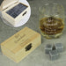 Engraved No.1 Grandad Cooling Stones & Whisky Glass Gift Set