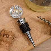 Football Team Club Stadium Map Bottle Stopper