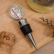 Football Team Club Stadium Map Bottle Stopper