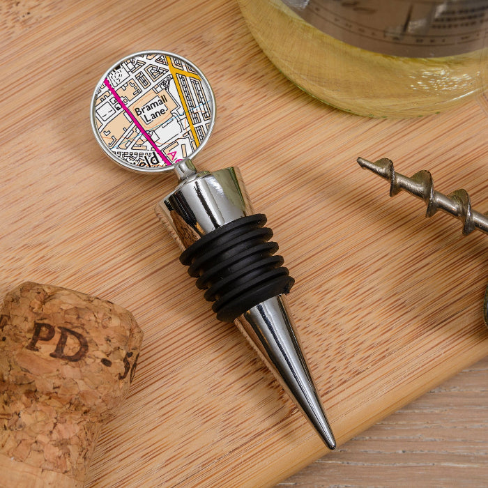 Football Team Club Stadium Map Bottle Stopper