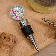 Football Team Club Stadium Map Bottle Stopper