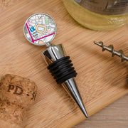 Football Team Club Stadium Map Bottle Stopper