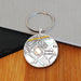 Football Team Club Stadium Map Metal Keyring